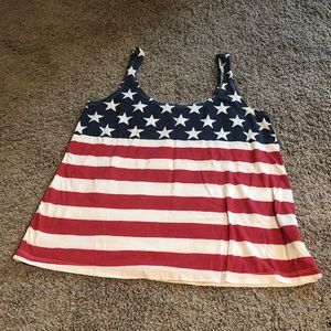 American Flag Tank Top